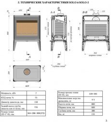 Печь-камин Fireway Solo
