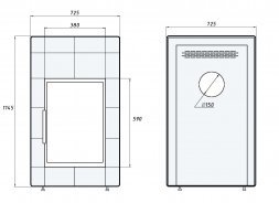 Печь-камин Eysen Atacama