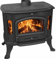 Печь-камин Везувий KZ-14 S "Антрацит"