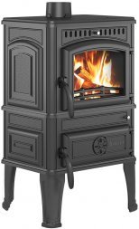 Печь-камин Везувий LV-12 S "Антрацит"