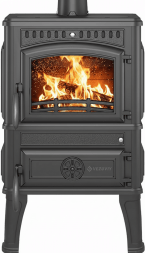 Печь-камин Везувий LV-12 S "Антрацит"